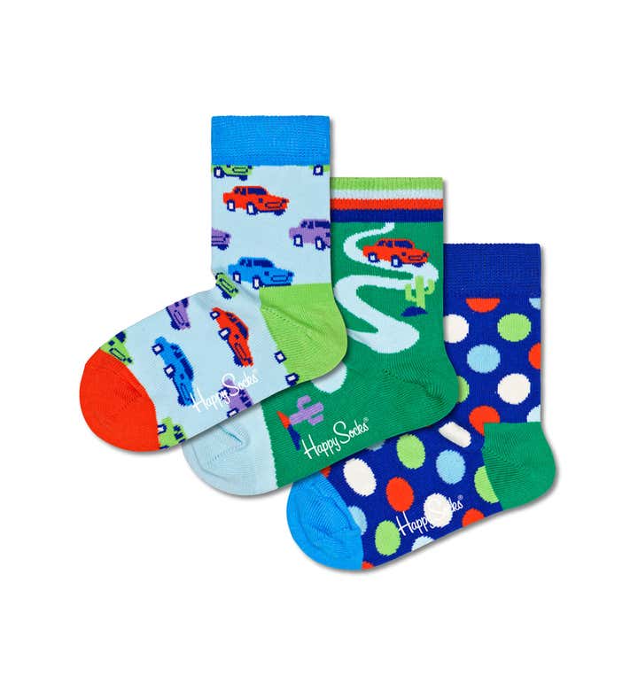 Kids 3-Pack Roadtrip Socks Gift Set