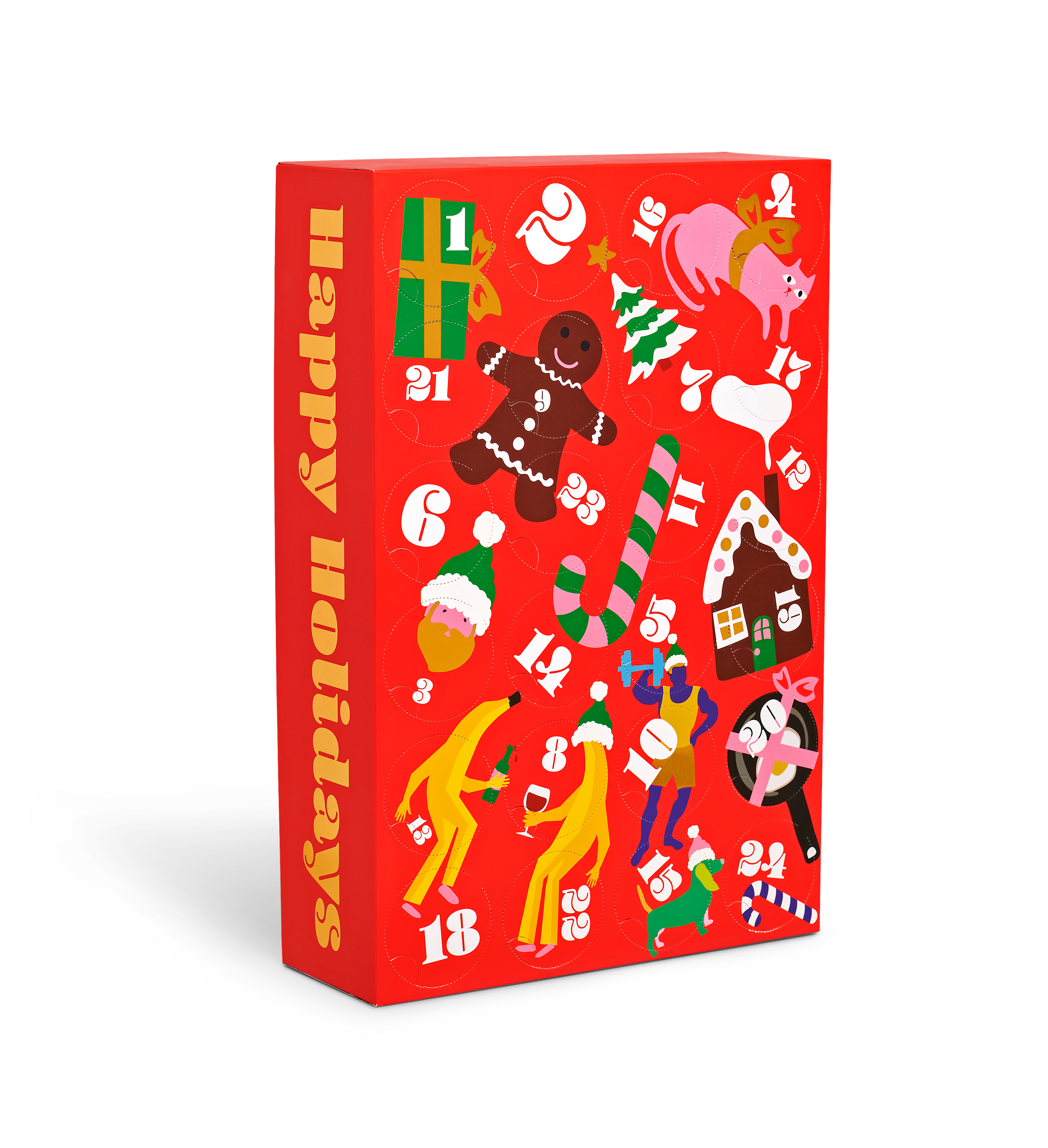 24 Days Of Holiday Socks Gift Set 24pc | Happy Socks US