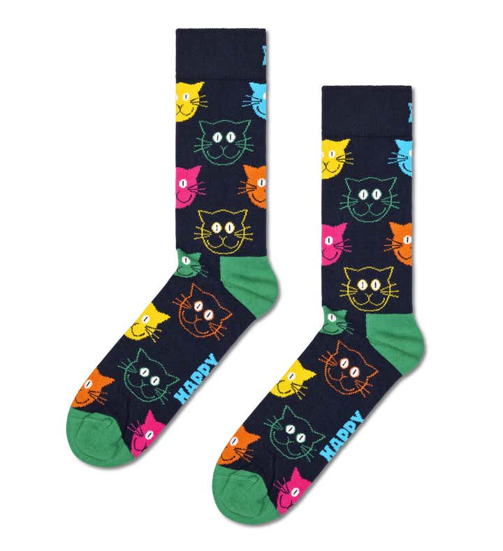 3-Pack Mixed Cat Socks Gift Set