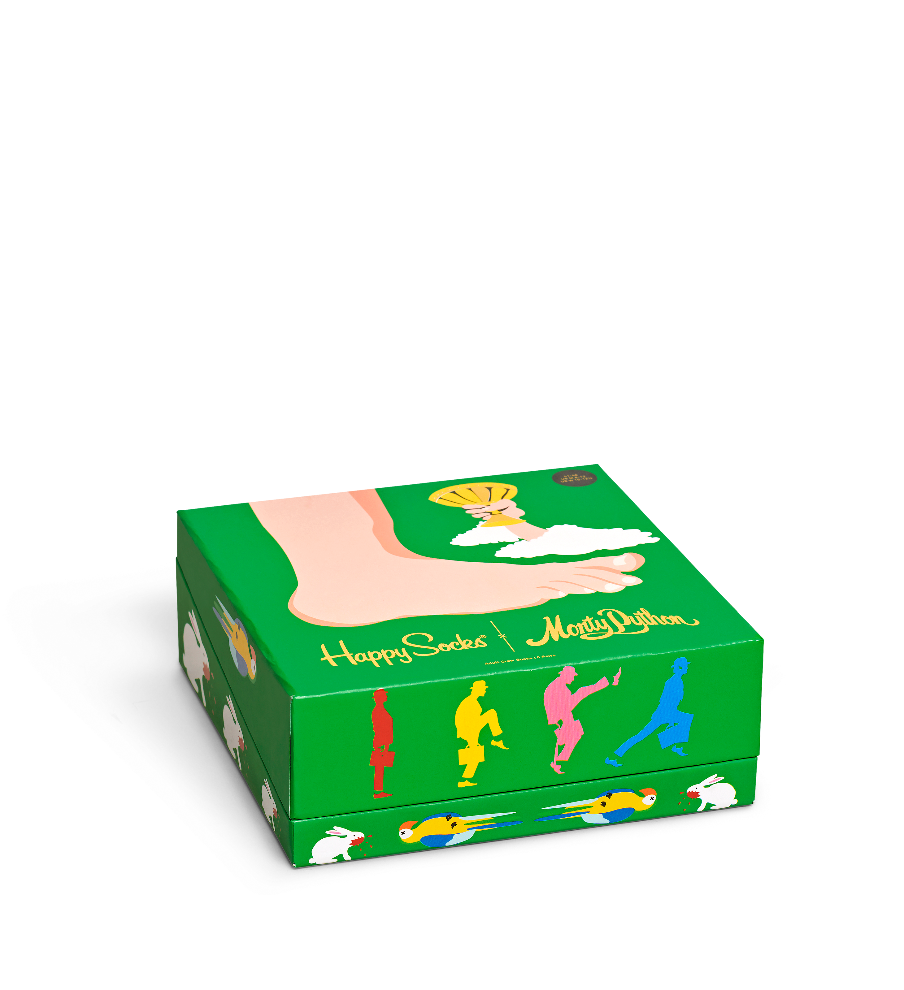 Unisex Adulto Happy Socks Monty Python Gift Set Calcetines Pack de 6 