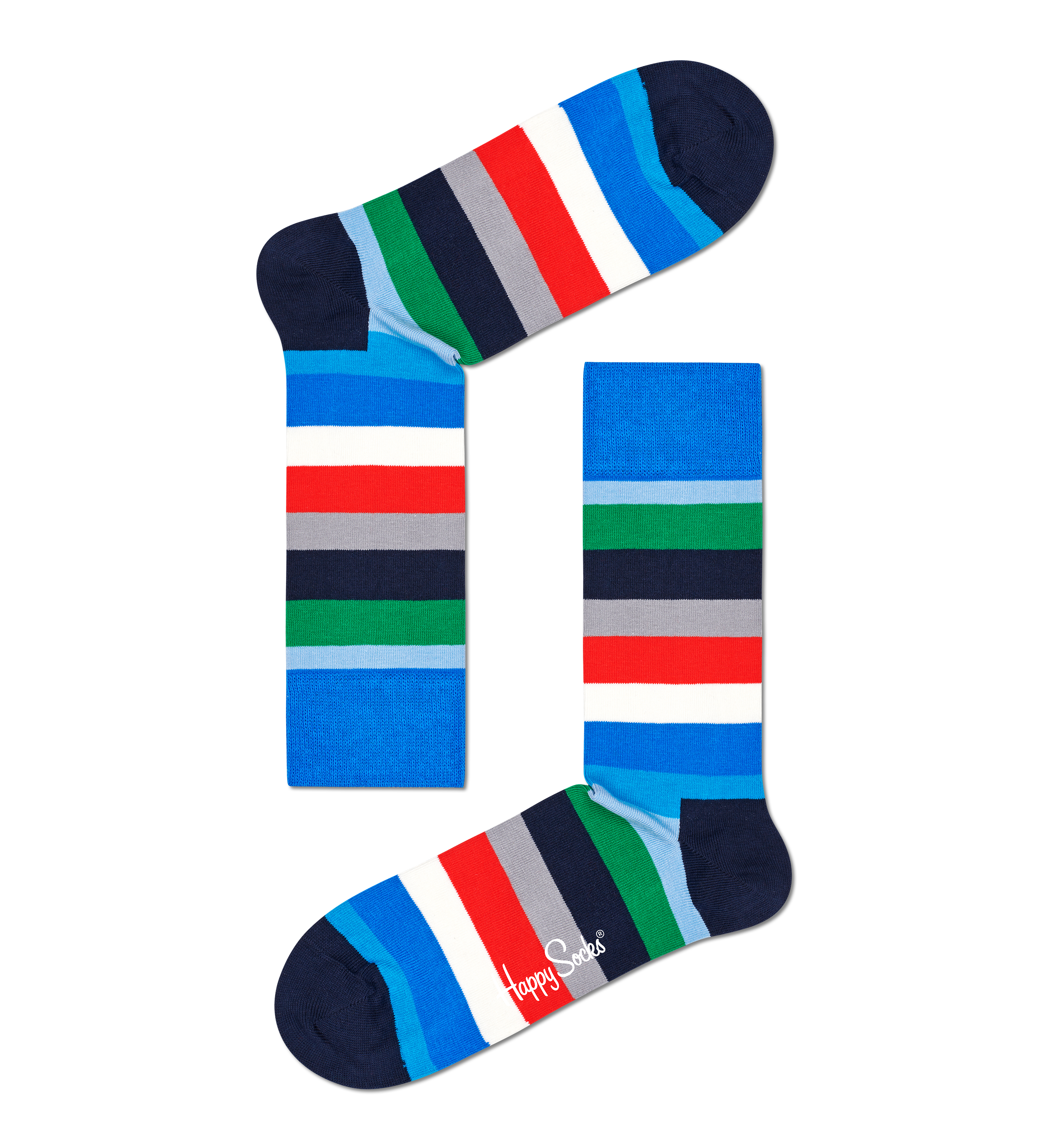 Set Gift Socks US Blue Socks | 4-Pack Navy Happy