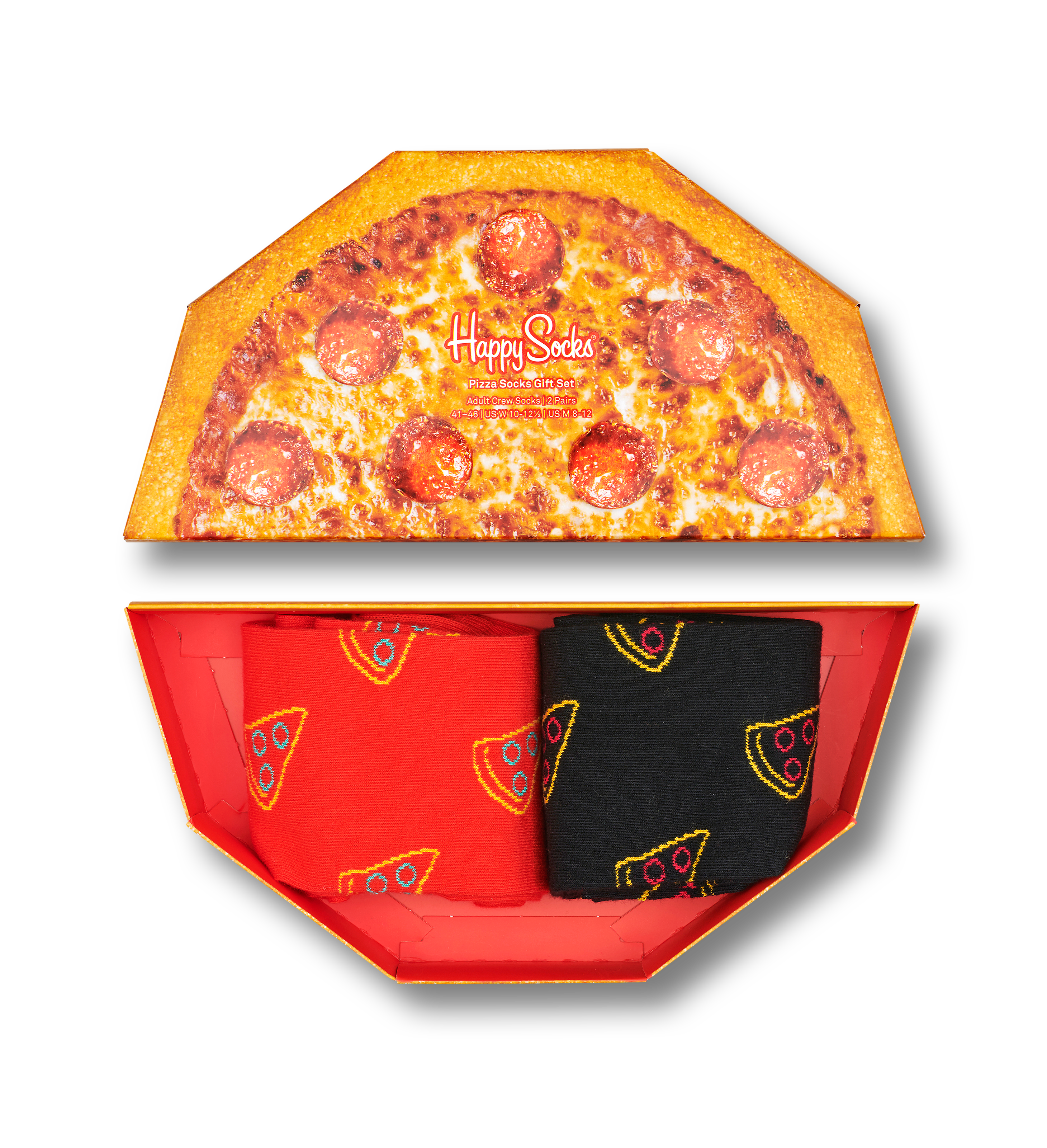Multicolour Pizza 2-Pack Socks Gift Set | Happy Socks