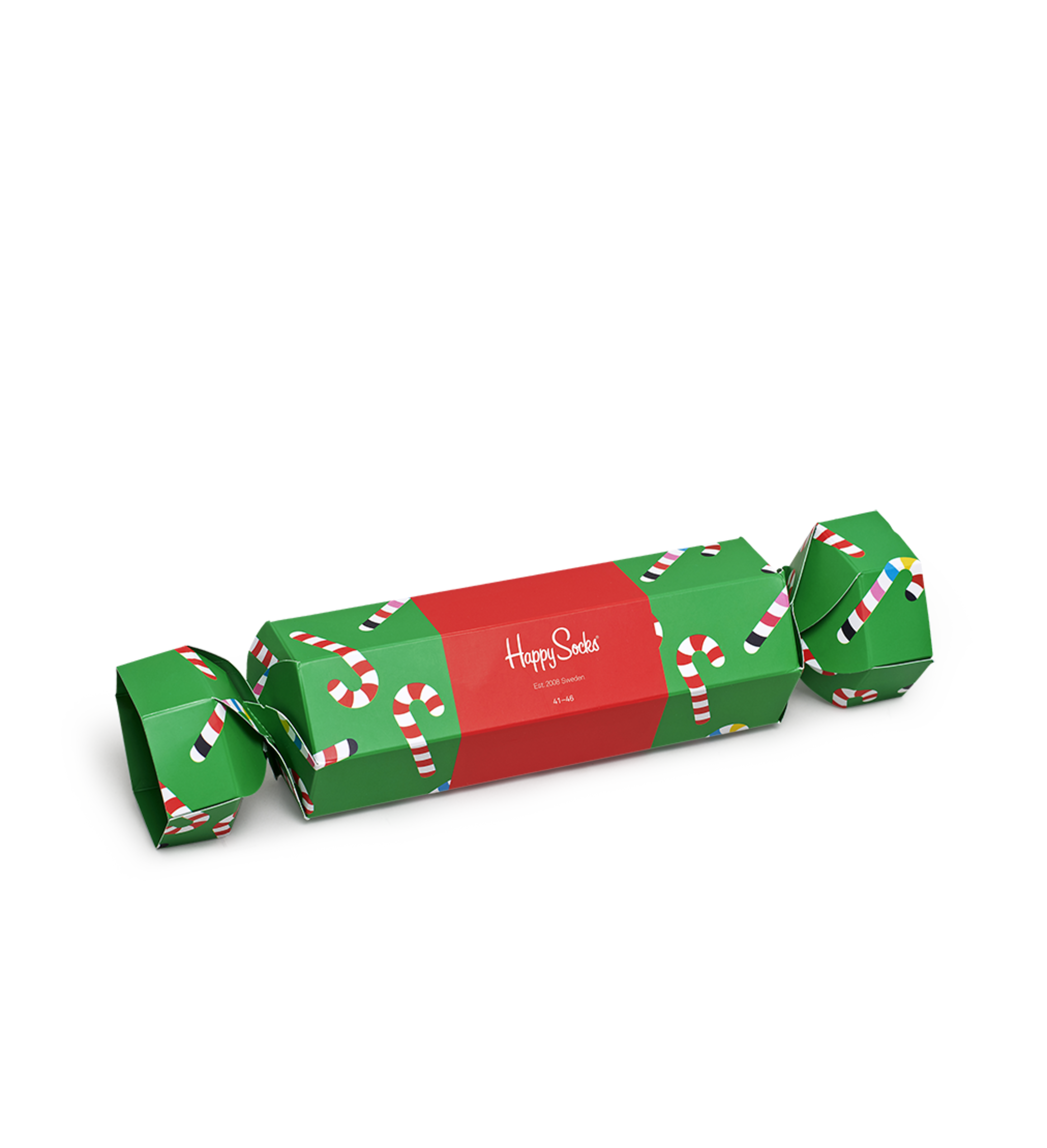 Christmas Cracker Candy Cane Socks Gift Box | Happy Socks