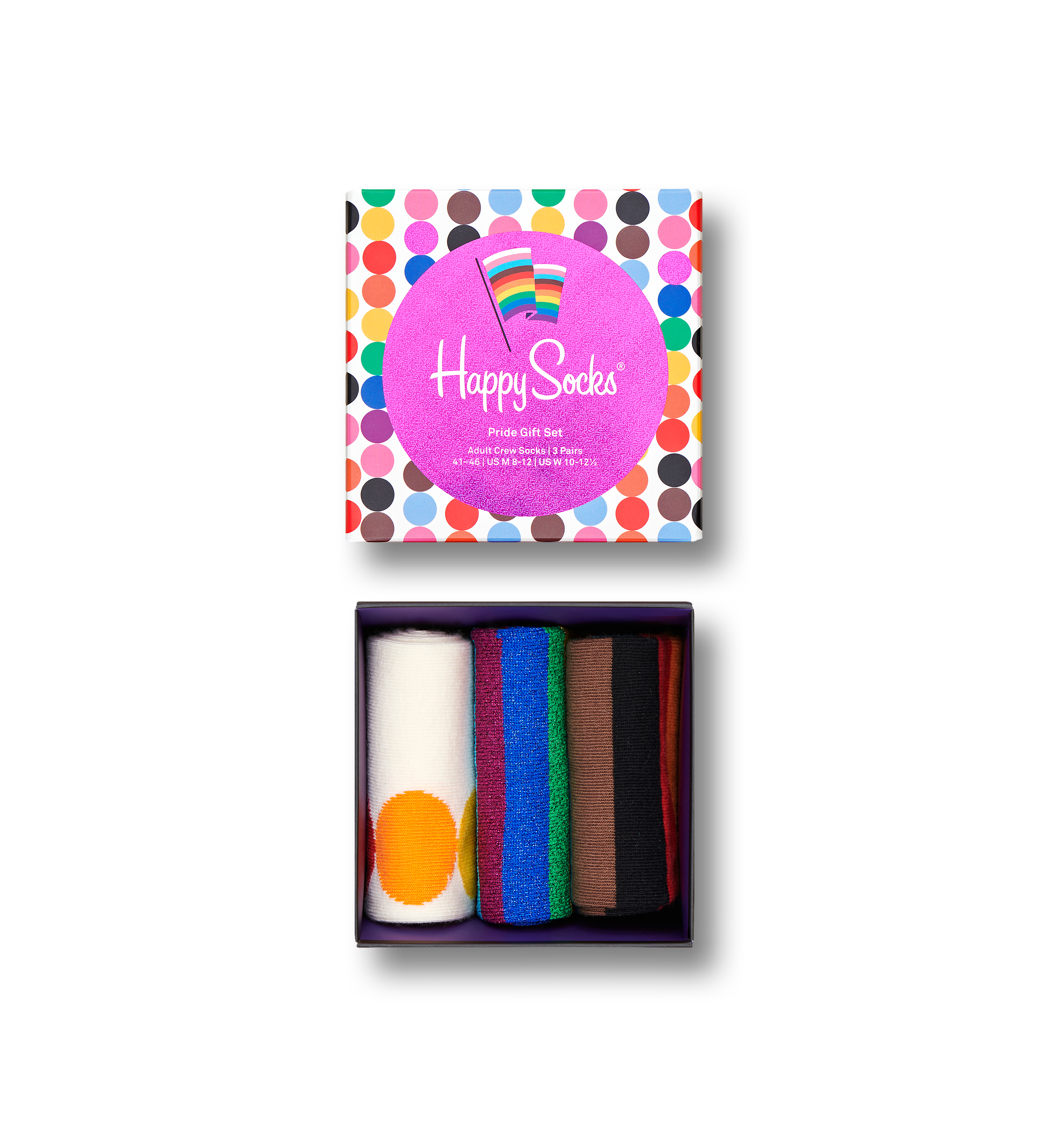 Pride 3-Pack Socks Gift Set | Happy Socks