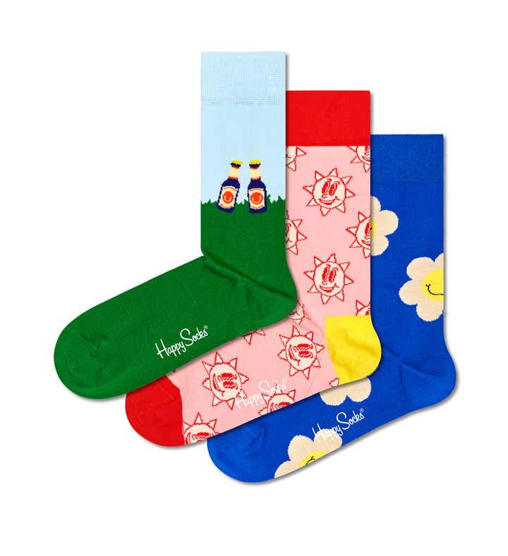 3-Pack Picnic Time Socks Gift Set