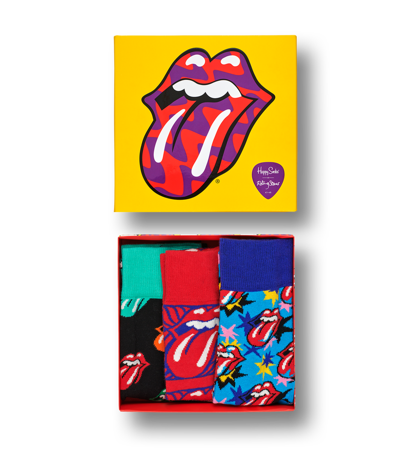 Happy Socks x Rolling Stones Socks Gift Box 3pc