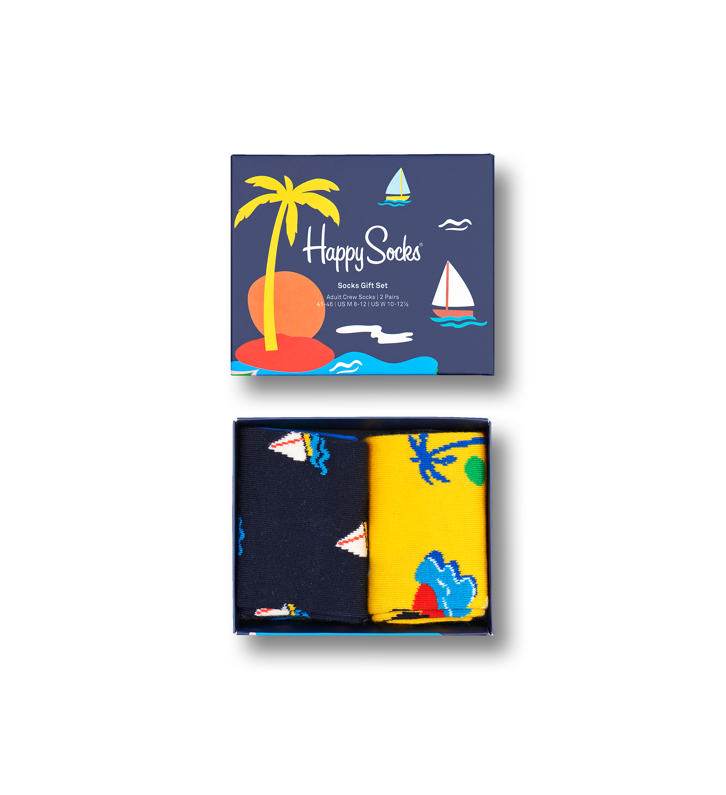 Blue Sail Away 2-Pack Gift Set | Happy Socks