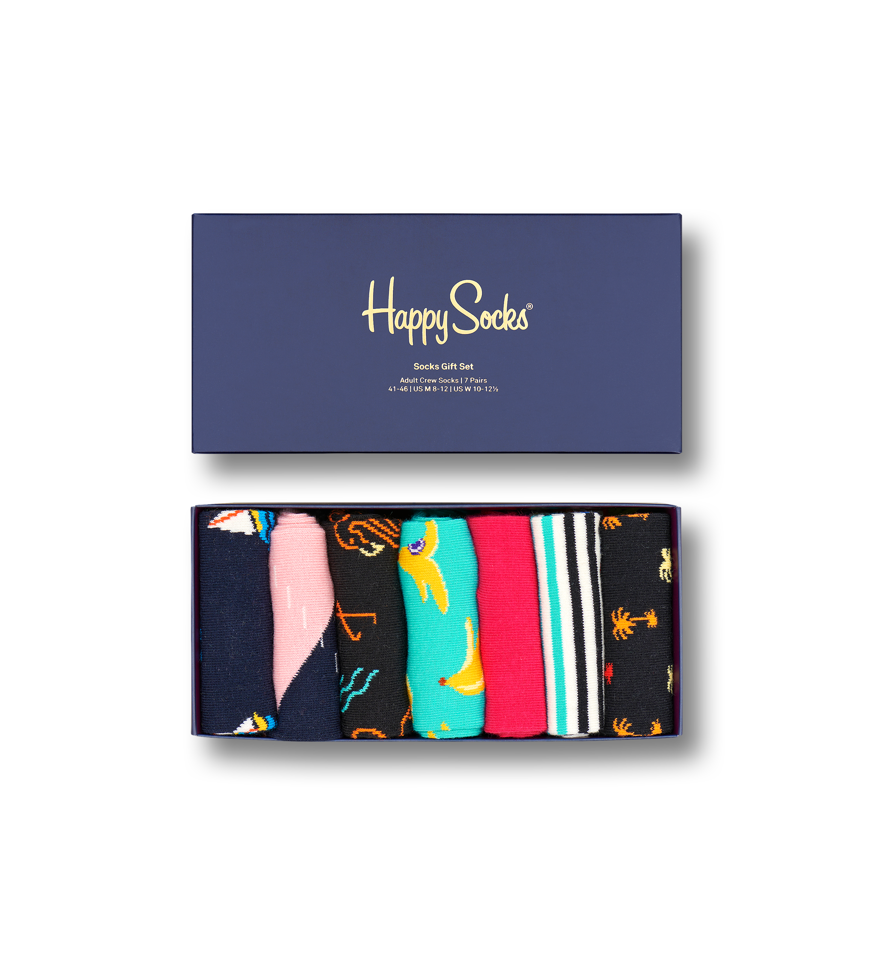 Multicolour 7 Days 7-Pack Socks Gift Set | Happy Socks