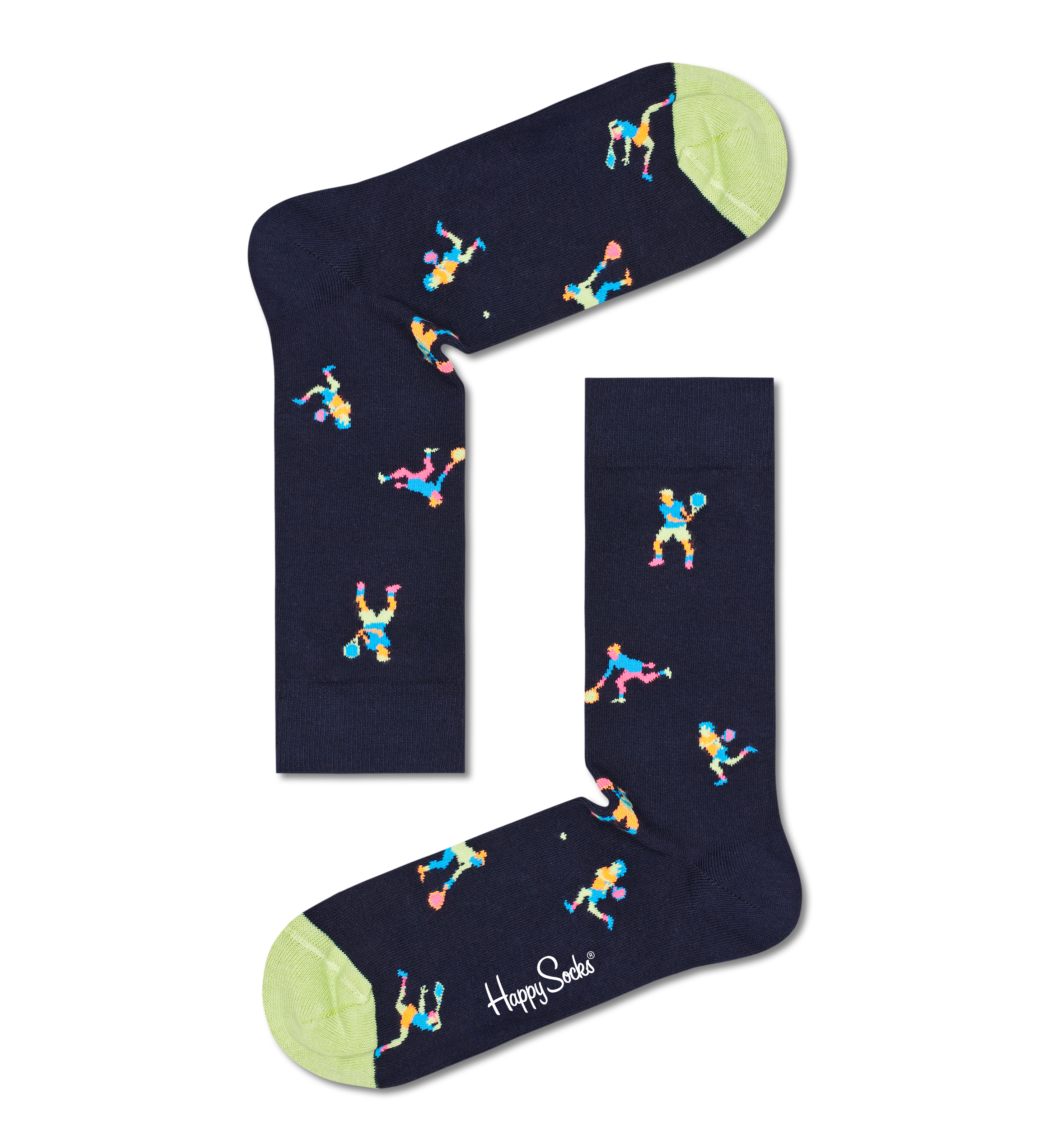 Visiter la boutique Happy SocksHappy Socks 3-Pack Sports Socks Set chaussettes pour homme et femme Vert colorées et amusantes 