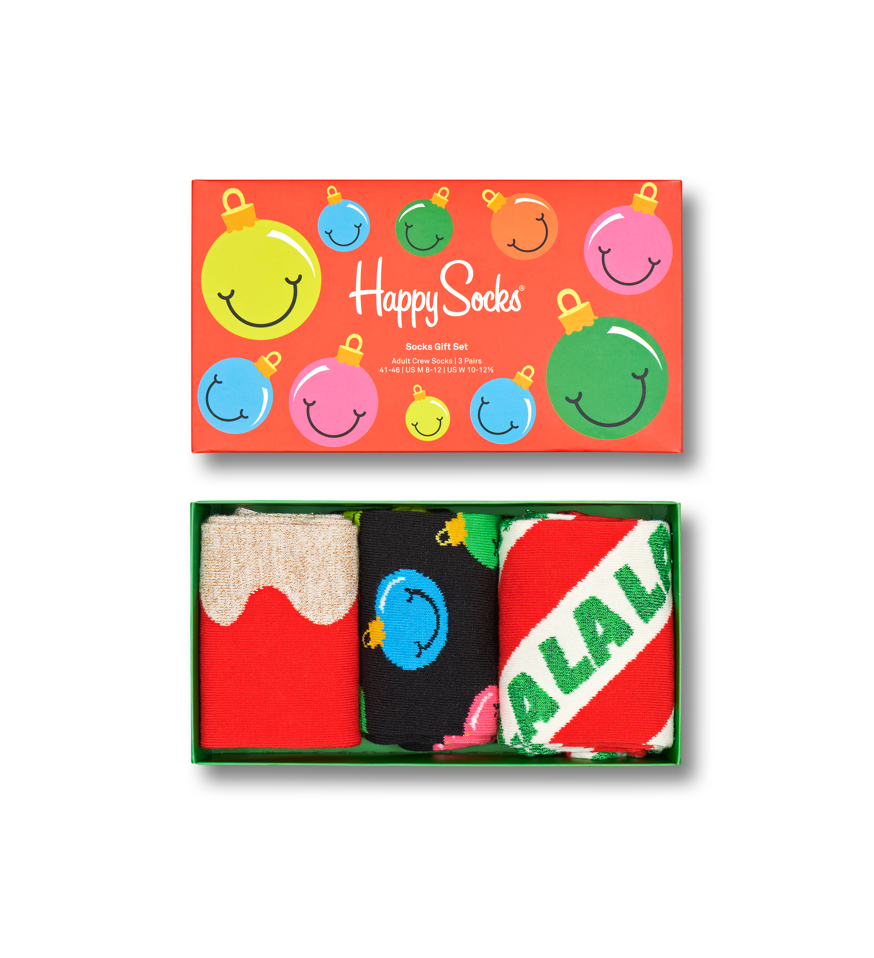 Pack de 3 Happy Socks Kids Party Animal Gift Box Calcetines, para Bebés 