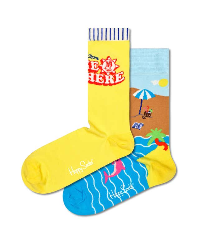 2-Pack Wish You Were Here Socks Gift Set